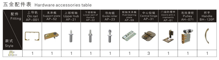 SG-FD003移門(mén)五金