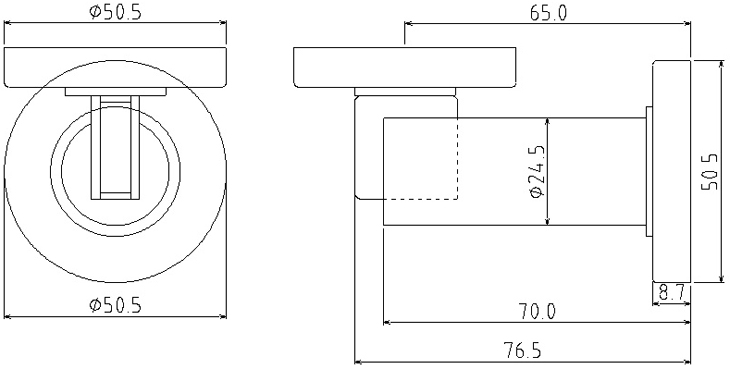 高質(zhì)量不生銹不變色304不銹鋼大力強(qiáng)磁加厚地吸門吸墻吸SG-DS004產(chǎn)品尺寸.jpg